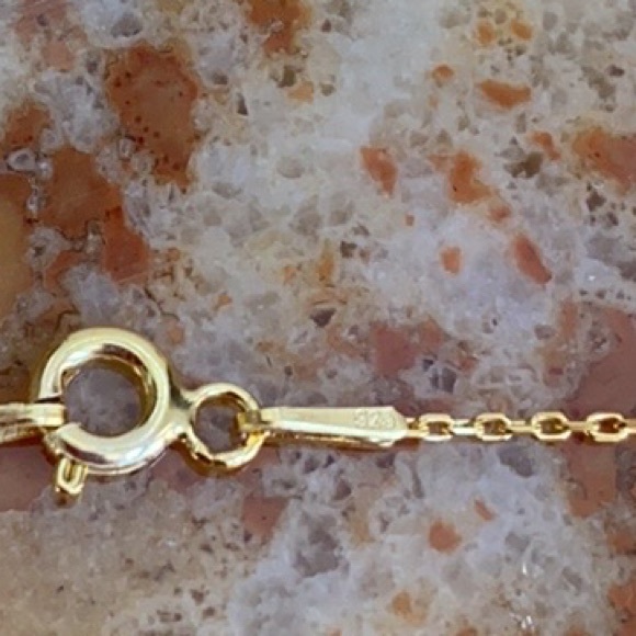 dainty Evil Eye Necklace Gold Plated16